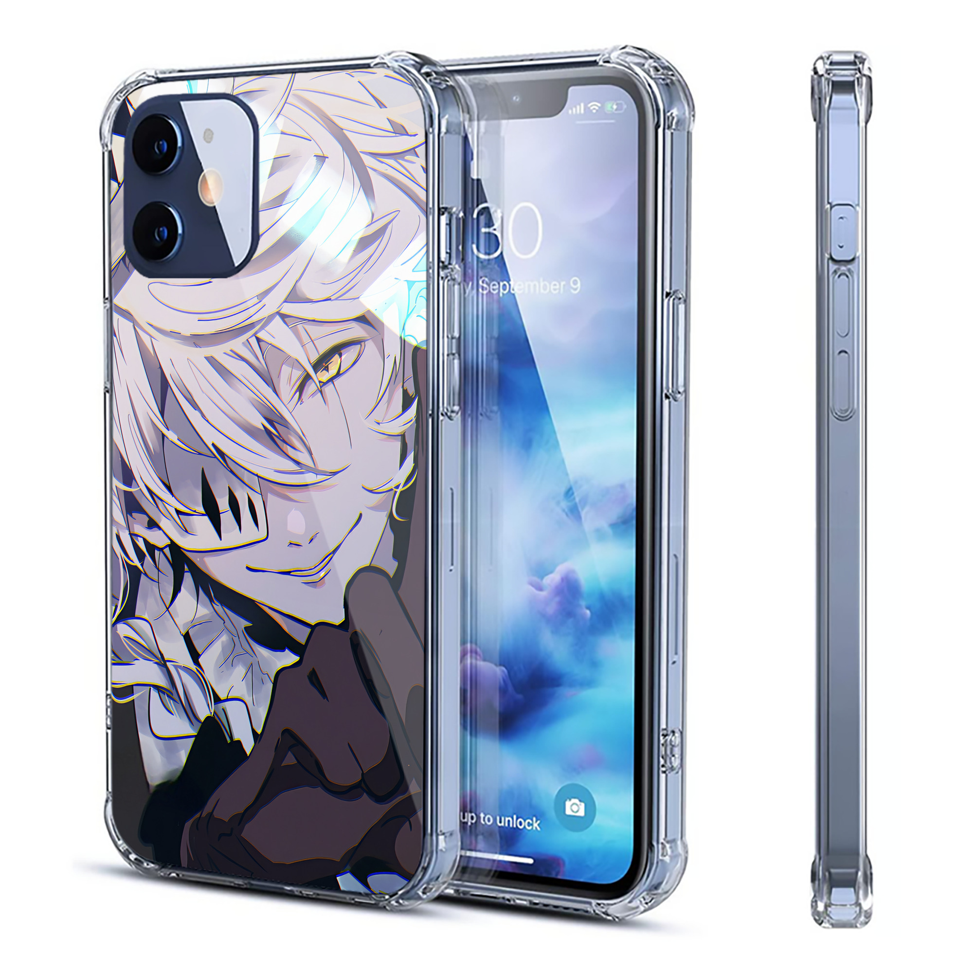 （画像用） 文豪ストレイドッグス Bungo Stray Dogs 【iPhone 12シリーズ対応】透明スマホケース（クリアソフトケース）